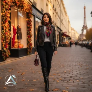 ۲۰ استایل پاییزی شیک و ترند ۲۰۲۵ با الهام از خیابان‌های پاریس