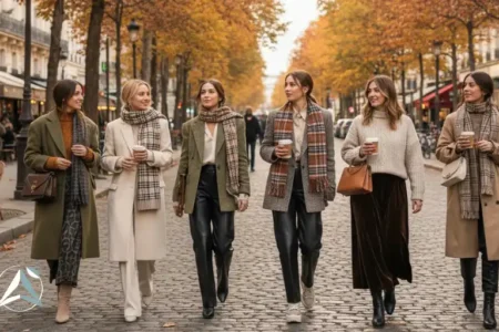 ۲۰ استایل پاییزی شیک و ترند ۲۰۲۵ با الهام از خیابان‌های پاریس